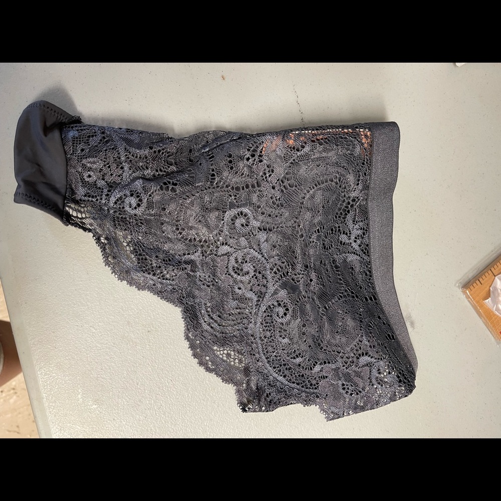 NWT Thirdlove Lace Back Cheeky Underwear Grey Lilac